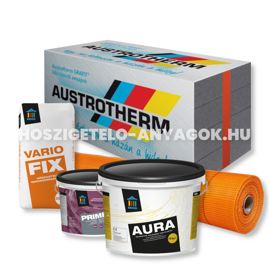 Austrotherm AT-H80 GRAFIT + Revco Aura Komplett Hőszigetelő rendszer