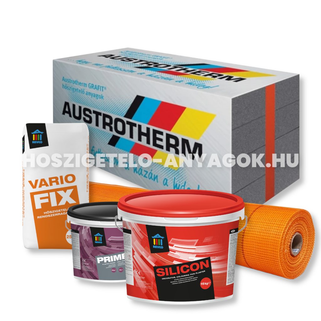 Austrotherm AT-H80 GRAFIT + Revco Szilikon Komplett Hőszigetelő rendszer