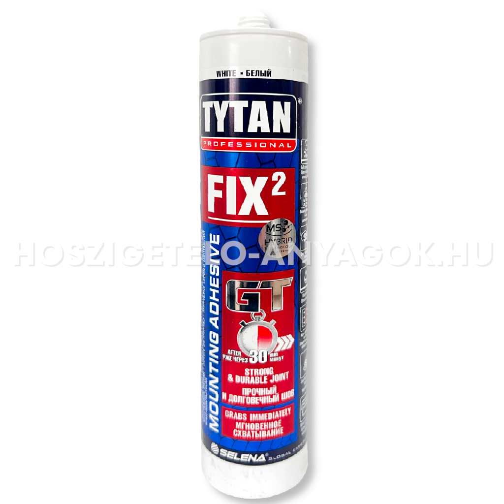 Szerelési Ragasztó FIX2 TURBO GT - 290ml TYTAN fe.