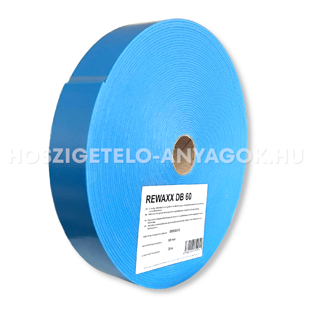 DE-REWAXX DB60 szegtömítő habszalag - 60 mm x 30 m