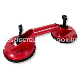 Üvegfogó tapadókorong dupla műanyag 80 kg-ig